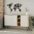 Comoda MLAND CLARA CONSOLE - OAK - WHITE, PAL, Stejar, Alb