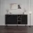 Комод MLAND CLARA CONSOLE - DARK BROWN - BENDIR, ДСП, Темно-коричневый, Черный