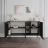 Комод MLAND CLARA CONSOLE - DARK BROWN - BENDIR, ДСП, Темно-коричневый, Черный