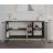 Comoda MLAND CLARA CONSOLE - DARK BROWN - LAGINA, PAL, Maro inchis, Alb