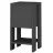 Noptiera Mobiland EMA NIGHTSTAND - ANTHRACITE - ANTHRACITE, Antracit