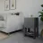 Noptiera MLAND EMA NIGHTSTAND - ANTHRACITE - ANTHRACITE, Antracit