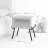 Noptiera MLAND NAIVE NIGHTSTAND - WHITE, Alb