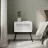 Noptiera MLAND NAIVE NIGHTSTAND - WHITE, Alb