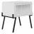 Noptiera Mobiland NAIVE NIGHTSTAND - WHITE, Alb