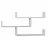 Полка MLAND TIBET BOOKCASE - WHITE, Белый, 120 x 66 x 23