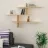 Polița MLAND LEO WALL SHELF - OAK, Stejar, 123 x 22 x 80.5