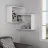 Polița MLAND RING CORNER BOOKCASE - WHITE - WHITE, Alb, 68 x 60 x 20