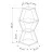 Polița MLAND SABLOR CORNER SHELF - WHITE, Alb, 86 x 30 x 30
