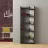 Etajera Mobiland OPPA BOOKCASE, Antracite, Alb