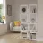 Etajera Mobiland RAIL BOOKCASE NO.1, Alb