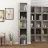 Etajera Mobiland MULTI BOOKCASE, Mocco, Antracit