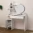 Masa de toaleta Mobiland MUP DRESSING TABLE, PAL, Alb