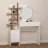 Masa de toaleta MLAND MUP DRESSING TABLE, PAL, Alb, Stejar