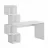 Masa de toaleta MLAND BALANCE WORKING TABLE, PAL melaminat, Alb