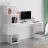 Masa de toaleta MLAND BALANCE WORKING TABLE, PAL melaminat, Alb