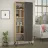 Dulap Mobiland JEDDA BOOKCASE, PAL melaminat, Stejar, Antracit