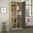 Dulap Mobiland JEDDA BOOKCASE, PAL melaminat, Stejar, Antracit