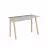 Masa de birou Mobiland LUTON DESK - WHITE - LIGHT MOCHA, Alb, Mocca, 120 x 75 x 46