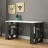 Masa de birou MLAND LABIRENT WORKING TABLE - WHITE - ANTHRACITE