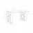 Стол офисный MLAND LABIRENT WORKING TABLE - WHITE - OAK