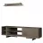 Tumba pentru TV MLAND STOCKTON TV UNIT - RETRO GREY - LIGHT MOCHA, Mocha, Gri