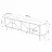 Tumba pentru TV MLAND DUNE TV STAND - OAK, Stejar