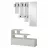 Antreu MLAND VESTY HALL STAND - WHITE - WHITE