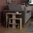 Стеллаж MLAND SALY SIDE TABLE - OAK - WHITE