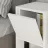 Noptiera MLAND EMA NIGHTSTAND - WHITE - WHITE, Alb
