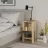 Noptiera MLAND EMA NIGHTSTAND - OAK - ANTHRACITE, Stejar, Antracit