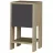 Noptiera MLAND EMA NIGHTSTAND - OAK - ANTHRACITE, Stejar, Antracit
