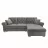 Canapea de colt MLAND ARLES coltar Rain 31 266x92x161, 165KG, Gri, 266 x 92 x 161