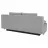 Диван MLAND STREET IV Soro 90 Denver 21 197x98x95, 104KG, Серый