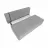 Диван MLAND STREET IV Soro 90 Denver 21 197x98x95, 104KG, Серый