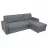 Canapea de colt Mobiland KIRSTEN IV Velvet 314 Soro 93 Monoli 76 Spirit 16 238x162x87, 118KG, Gri