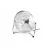 Ventilator Zilan ZLN2348 inox cu suport, 50 W, 45 cm, Gri