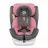 Scaun auto Lionelo Bastiaan One Pink Baby, Grupa 0-3, 0-36 kg, 0-12 ani, Gri, Roz