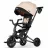 Bicicleta pentru copii QPlay NOVA NIELLO KHAKI, 0.8-6 ani, 8.5", Kaki