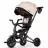 Bicicleta pentru copii QPlay NOVA NIELLO KHAKI, 0.8-6 ani, 8.5", Kaki