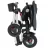Bicicleta pentru copii QPlay NOVA PLUS RUBBER BLACK, 0.8-5 ani, 8.5", 7.5", Negru