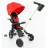 Bicicleta pentru copii QPlay NOVA PLUS RUBBER RED, 0.8-5 ani, 8.5", 7.5", Rosu