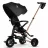Bicicleta pentru copii QPlay NOVA RUBBER GOLD, 0.8-5 ani, 8.5", 7.5", Negru, Auriu