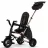 Bicicleta pentru copii QPlay NOVA RUBBER GOLD, 0.8-5 ani, 8.5", 7.5", Negru, Auriu