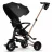 Bicicleta pentru copii QPlay NOVA RUBBER GOLD, 0.8-5 ani, 8.5", 7.5", Negru, Auriu