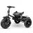 Bicicleta pentru copii QPlay PREMIUM BLACK, 0.8-6 ani, 10", 12", Negru