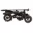 Bicicleta pentru copii QPlay RITO RUBBER GREY, 0.5-3 ani, 10", 8", Gri