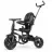 Bicicleta pentru copii QPlay RITO STAR BLACK, 0.8-6 ani, 10", 8", Negru