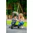 Bicicleta pentru copii QPlay RITO STAR GREY, 0.8-6 ani, 8", 10", Gri