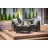 Set mobila de gradina KETER Corfu Weekend Graphite/Gray (223250), Plastic, Grafit, Gri